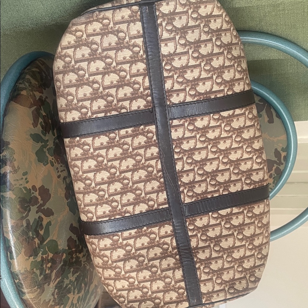 Dior Brown Monogram Duffel Bag - Picture 3 of 4